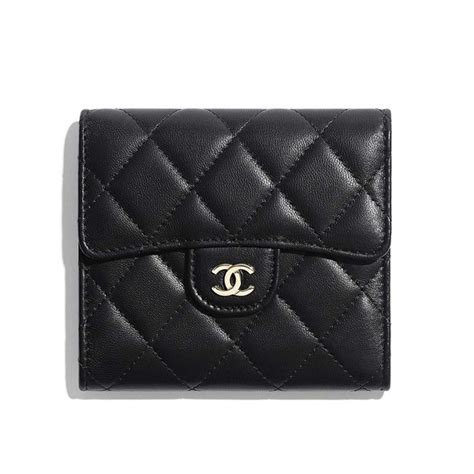 chanel small classic wallet|chanel wallet original.